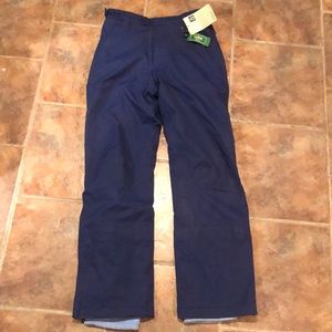 Girls LL bean lined snow pants. NWT